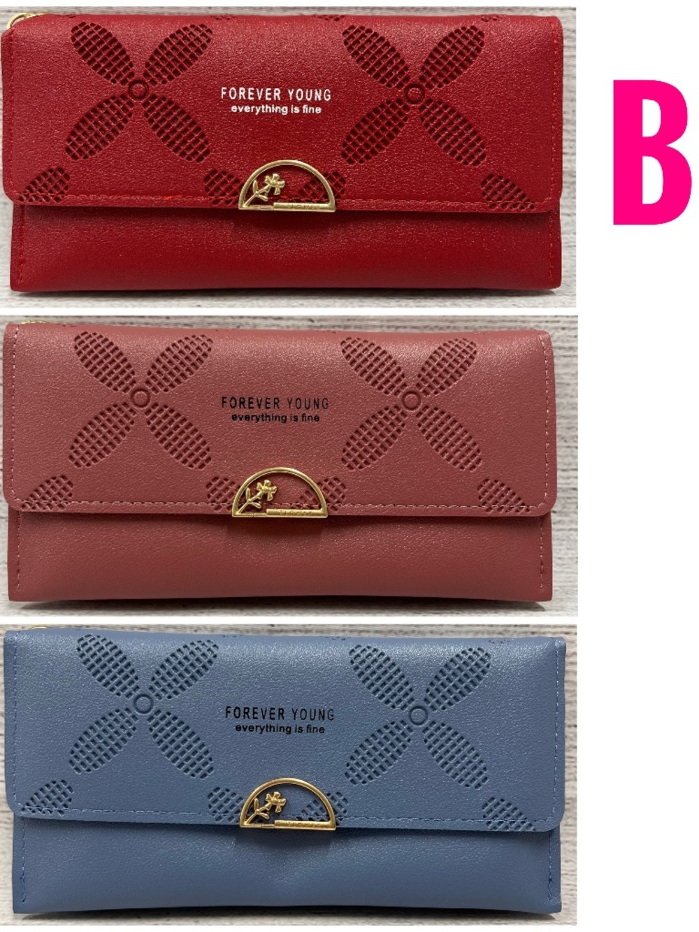 3 Wristlet Wallets (B)